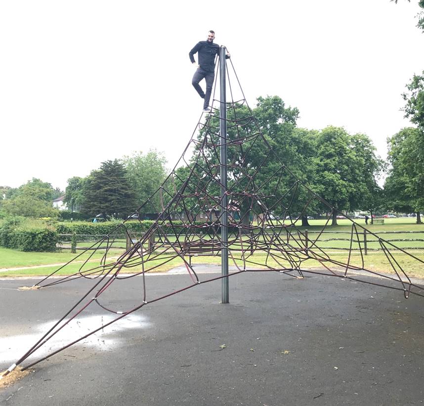Sam on Pyramid