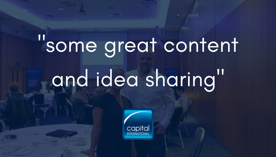 Quote of Ben Mckeever, Managing Consultant at Capital International Staffing about the training days at the TRN Quote of Ben Mckeever, Managing Consultant at Capital International Staffing about the training days at the TRN