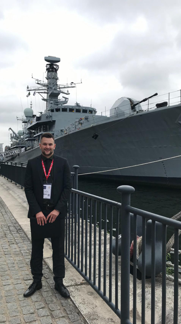 Picture of Sam Longley, Delivery Consultant at Capital International Staffing at the DSEI